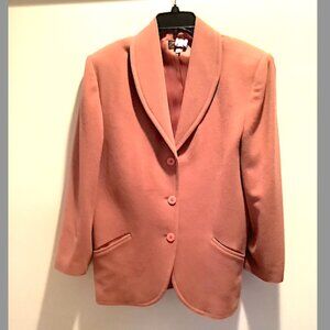 Charter Club - Classic Winter Salmon  single breasted Wool Jacket Size 16W